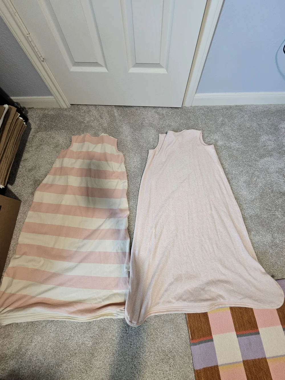 Bundle Of 2 Burts Bees Sleepsacks, Size 18-24 Months 100% Organic Cotton